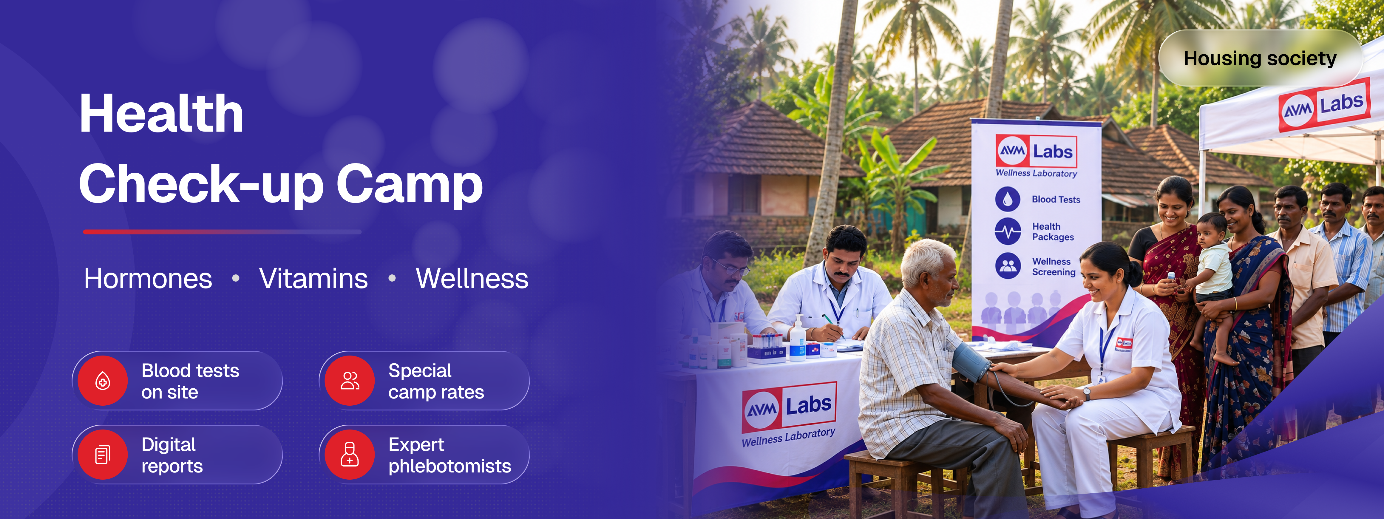 AVMLabs Health Check-up Camp - Housing Society